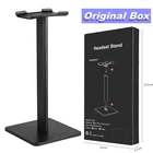 Высококачественная подставка для игровой гарнитуры, прочная алюминиевая подставка для гарнитуры из АБС-пластика, мягкий подголовник, твердая основа для беспроводных наушников