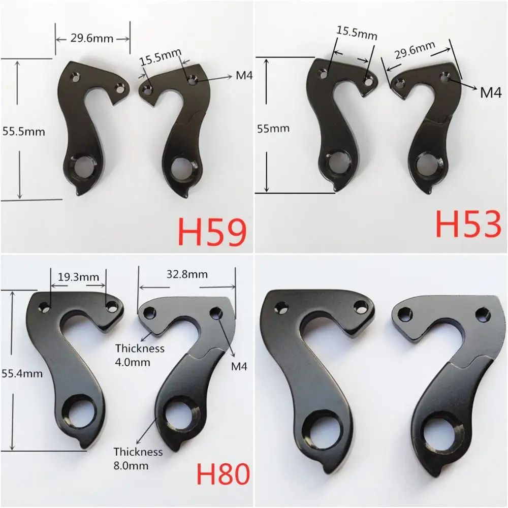 

2pc CNC Bicycle gear derailleur hanger For Pinarello Dogma F8 F10 F12 Author Norco Eddy Merckx Gitane Haibike Vitus bike dropout