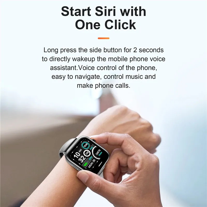 

H7 Smart Watch Bluetooth Call Music Storage Paly Bracelet Heart Rate Blood Pressure Multiple Sport Modes Clock