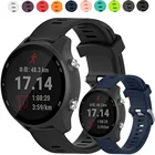 Силиконовый сменный ремешок для наручных часов Garmin Forerunner 245 и 245 м, Forerunner 645 Vivoactive 3 Music