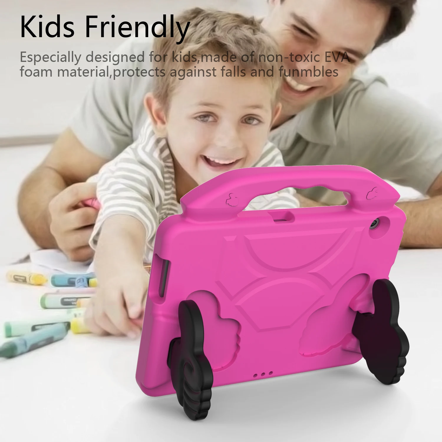 Чехол для планшета T5 10 дюймов противоударный детский чехол подставка из ЭВА Huawei