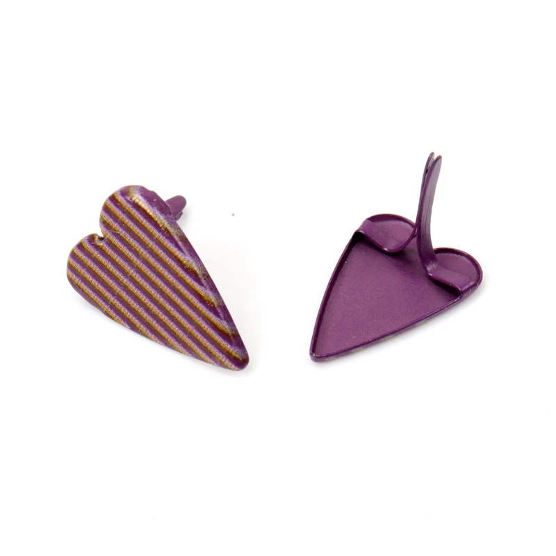 Рисунок в виде сердца блестящие застежки металлические поделки для украшения