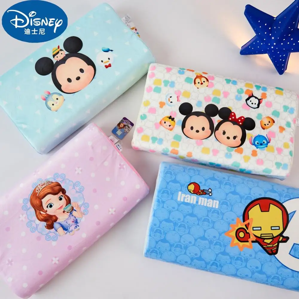 

Disney cartoon Baby Bedding Sleeping Pillow Prevent Flat Orthopedic Children Kid Neck Shaping Memory Foam Pillow 44*27*6cm gifts