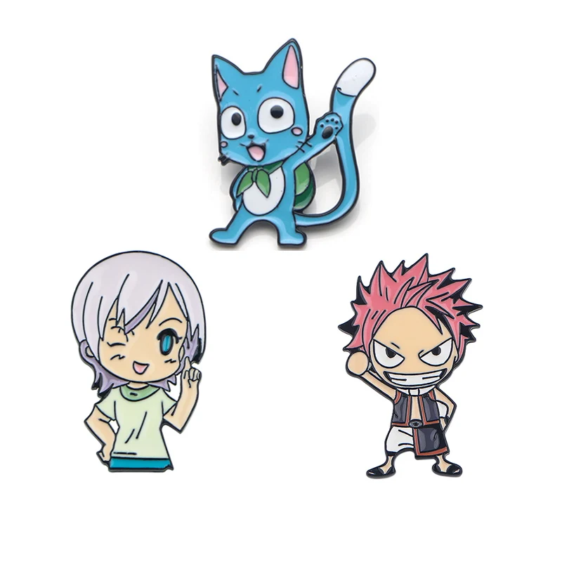 

20pcs/lot MD363 DMLSKY Anime Metal Pin Backpack Badge Hat Pin Women and Men lapel Pins Collar Brooch