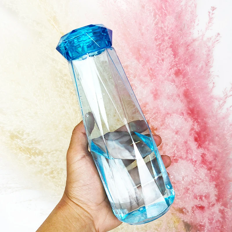 Бутылка для воды из хрустального стекла 500 мл бутылка с бриллиантами 5 цветов | Дом