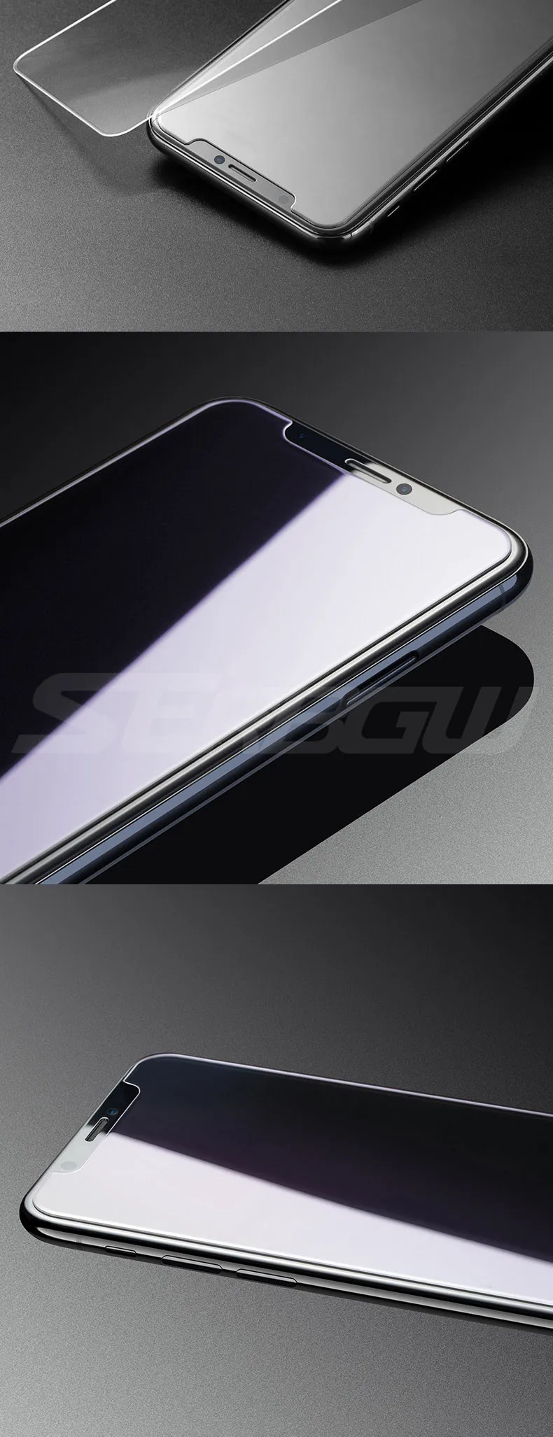 9H HD закаленное стекло для iPhone X XR XS Max 6 6s 7 8 Plus 10 5s Защитное стекло для экрана на iPhone 7 8 6 Plus 5 X стекло