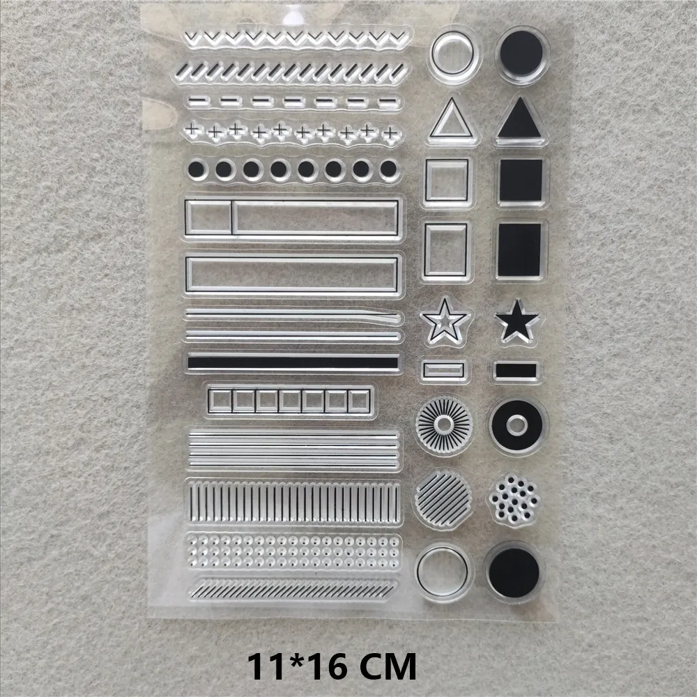 Прозрачная рамка для точечной линии DIY скрапбукинга ремесленные принадлежности