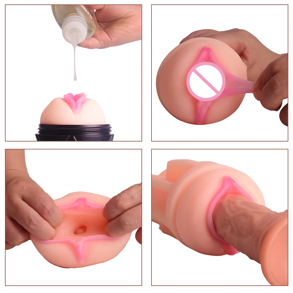 Мягкая силиконовая чашка самолета Мужской мастурбатор имитирующий вагинальный