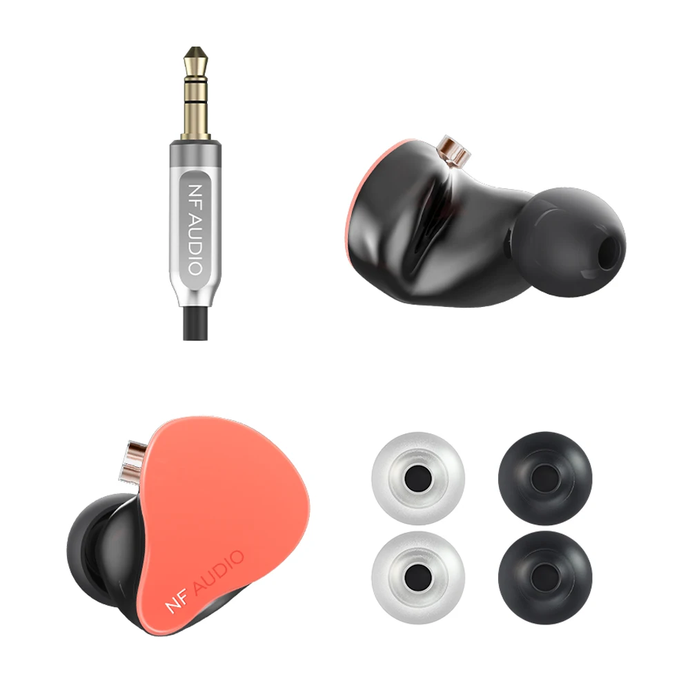 Наушники NFAUDIO NF2u Hi-Fi 2Unit Knowles Balance Armor Внутриканальные наушники монитор с 0 78 мм
