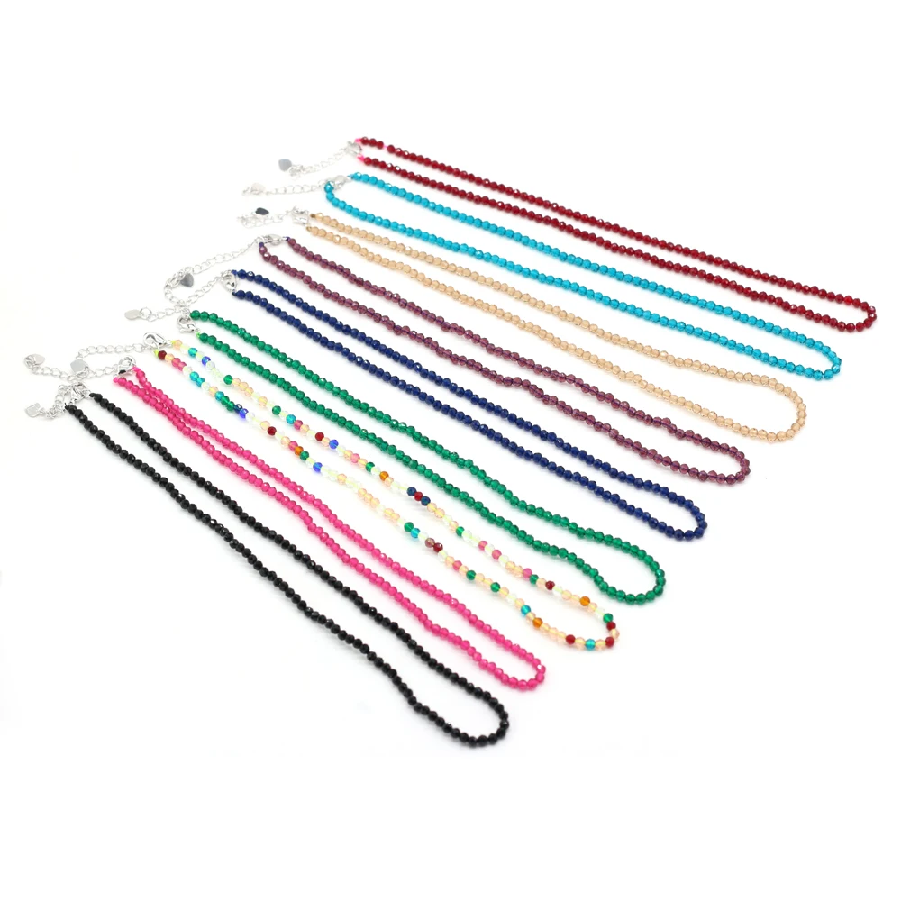 Бусины из натурального камня граненые круглые подвески шпинели ожерелье