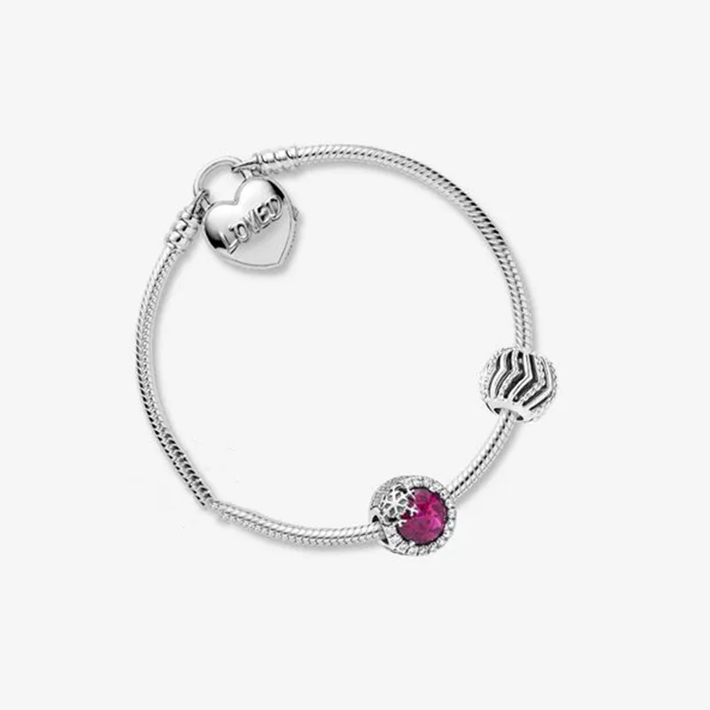 GChic яркий браслет со снежинками изящная скульптура льда Шарм для браслета