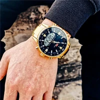 watch double display quartz watches sports top brand luxury mens waterproof 50m watches male wristwatch relogio masculino