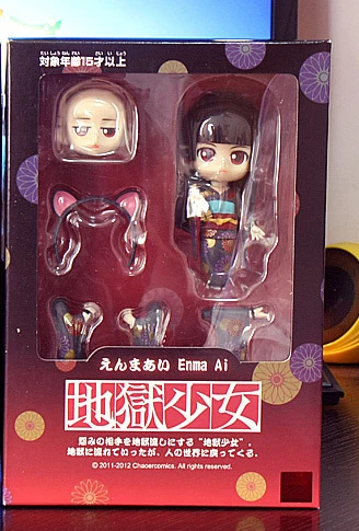 

Hot Ai Enma Classic Japan Comic Anime Hell Girl Jigoku Shojo Cute Action Figure Model Toy Gift Collection