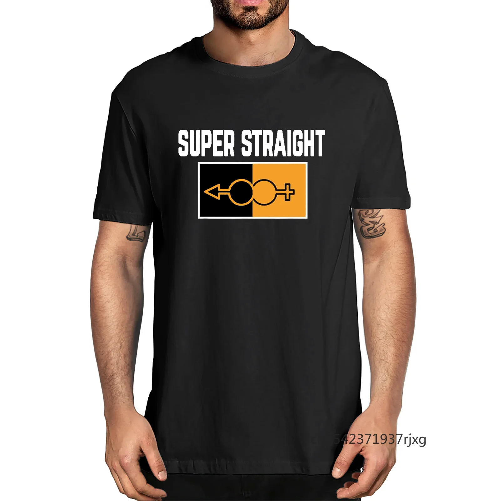

Unisex Super Straight Identity Vintage Men's Shirt Short Sleeve Funny Men's T-Shirt Streetwear Men Soft Top Tee Graphic