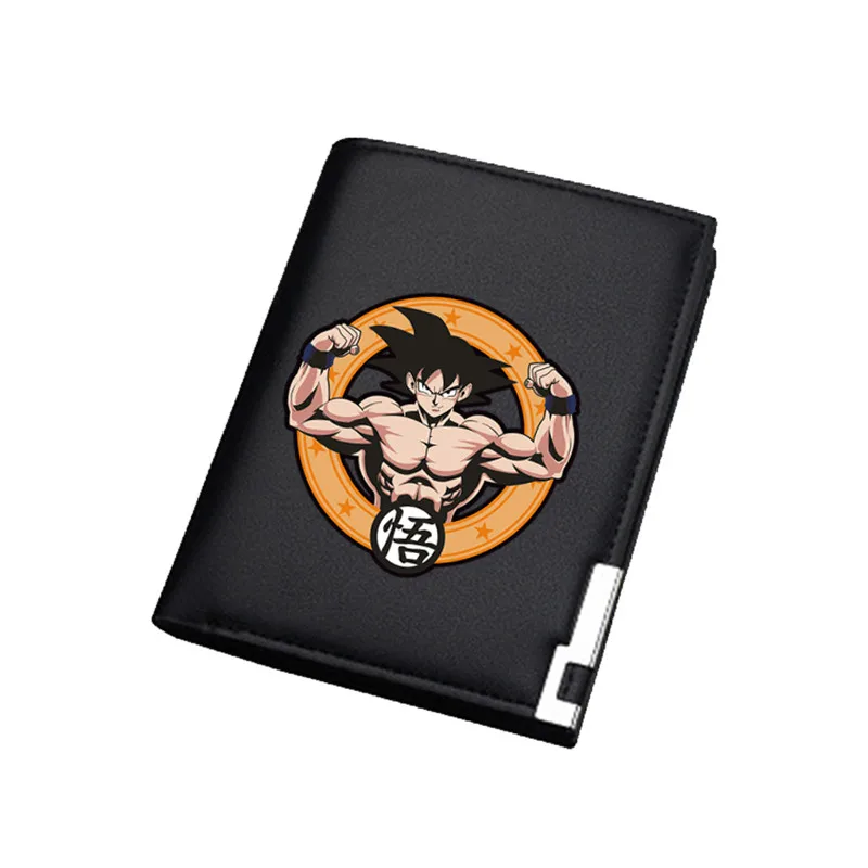 Высокое качество Новинка DRAGON BALL Goku Черный Длинный кошелек с принтом из искусственной кожи кошелек аниме ID держатель для карт модная женская сумка для денег