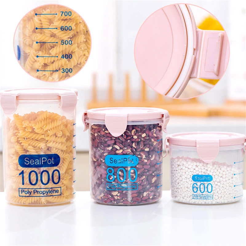 Контейнер для консервации пищевых продуктов банки зерен грубого цвета емкость