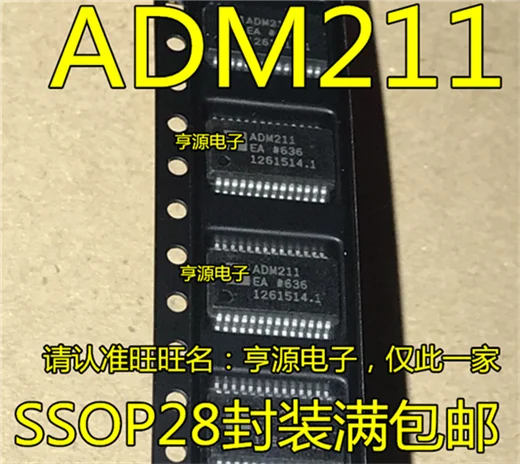 

ADM211 ADM211EA ADM211EARSZ SSOP28 RS-232