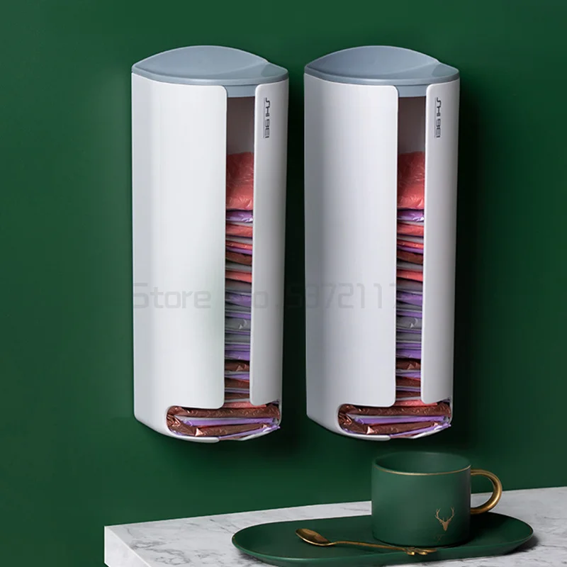 Бытовой Настенный контейнер для хранения мусора Кухонный Контейнер без следов