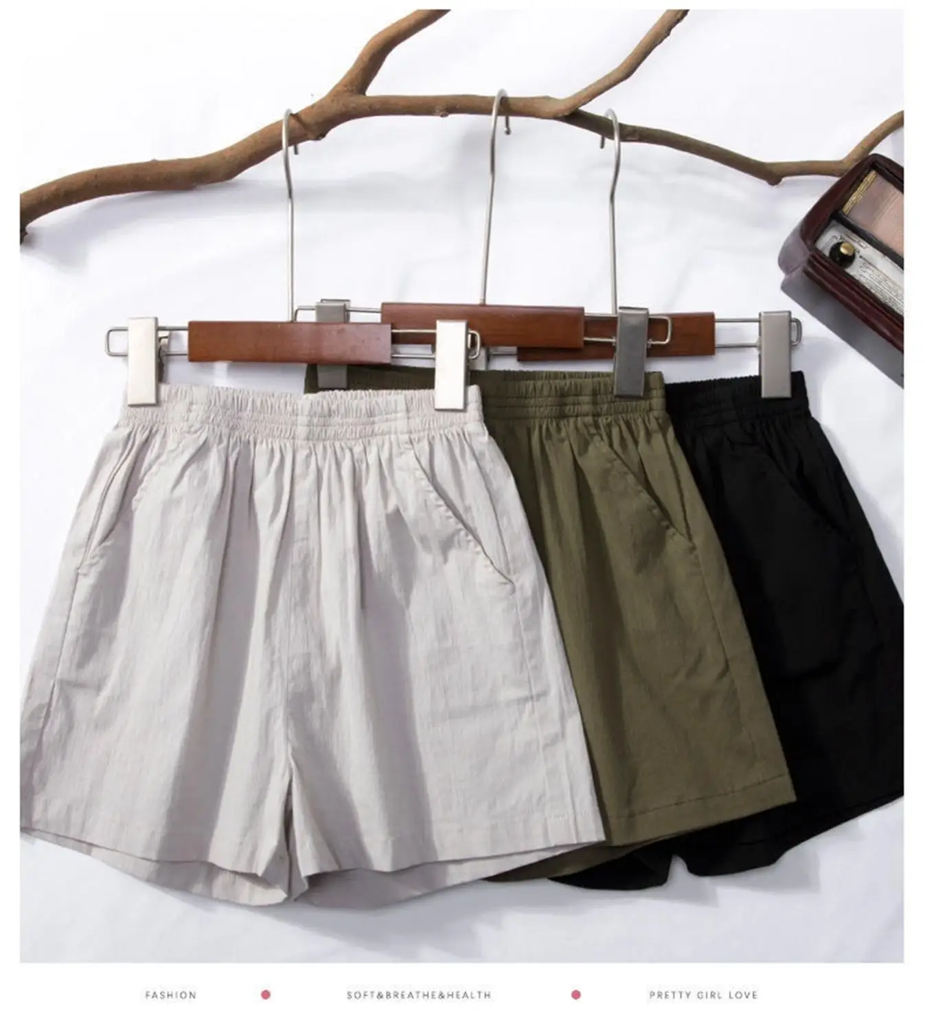 Girls Shorts 2020 Summer Children Clothing Pants Toddler Thin Solid Cotton for Big Beach Shorts6 8 10 12 14Years | Детская одежда и