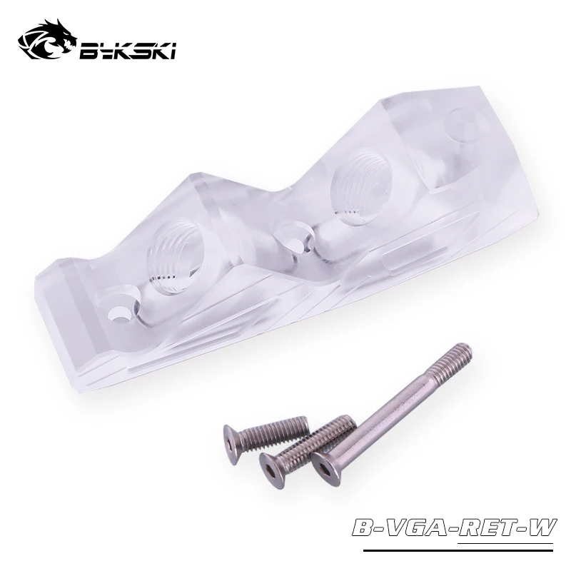 

BYKSKI GPU Terminal Block for Computer Graphics Card Cooling Water Block Cooler Reversing Adapter / Acrylic Connectors