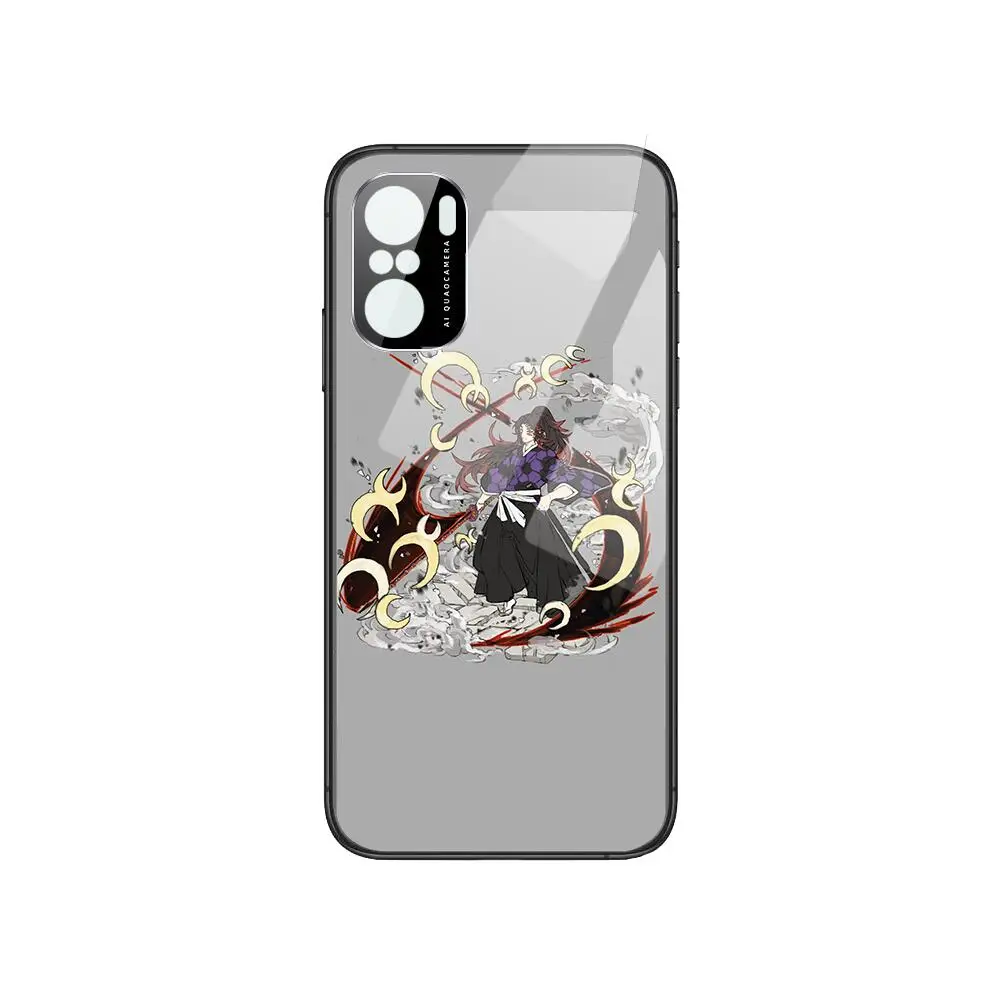 

Case D-Demon Slayer Phone Case For POCO F1 F2 F3 Pro X3 M3 9C 10T Lite NFC Anime Black Cover Silicone Back Prett mi 10 ultra cov