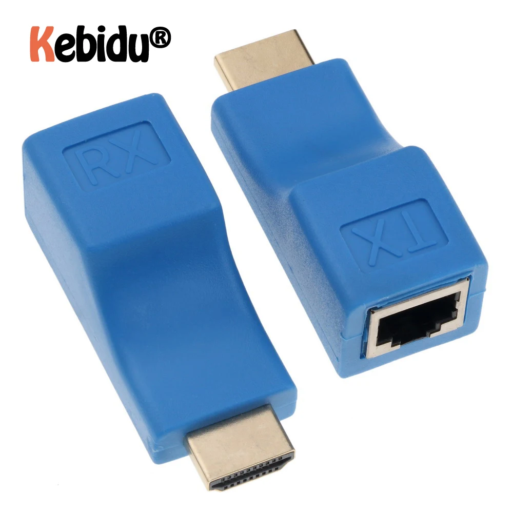 HDMI совместимый удлинитель 4k RJ45 порты для локальной сети до 30 м более CAT5e / 6 hotUTP LAN