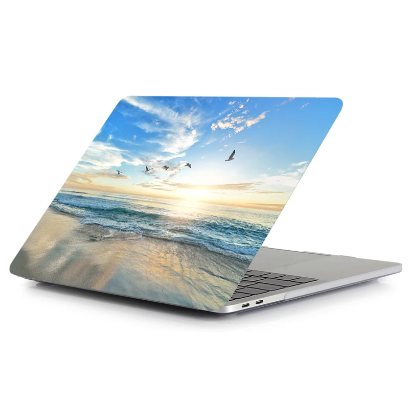 Чехол MTT для Macbook Pro retina 13 15 с сенсорной панелью, Жесткий Чехол для mac book Air 11, новинка 13,3, 12 дюймов, чехол для ноутбука с пейзажным принтом