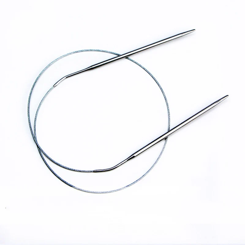 1 Pcs 80cm Stainless Steel Circular Knitting Needles Crochet for DIY Weaving Pins Needle Craft Tools | Украшения и аксессуары