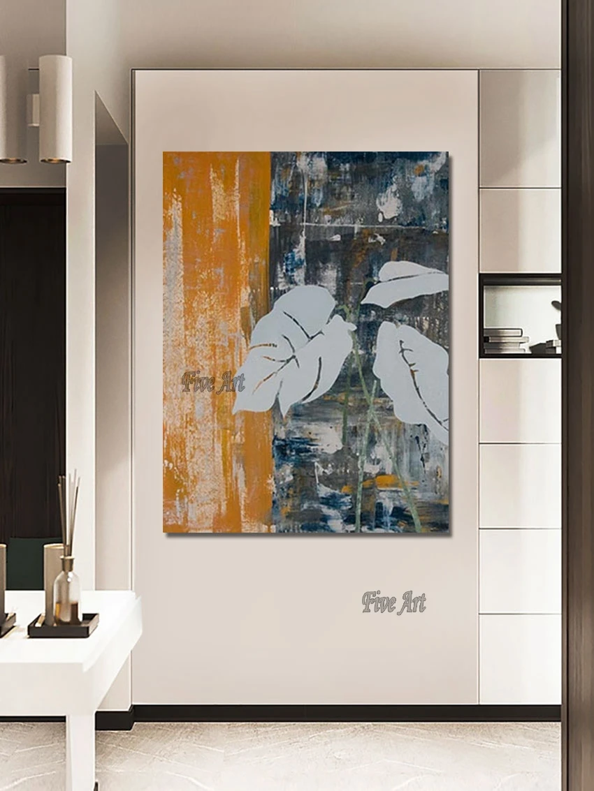 

Абстрактная картина маслом на холсте, без рамки