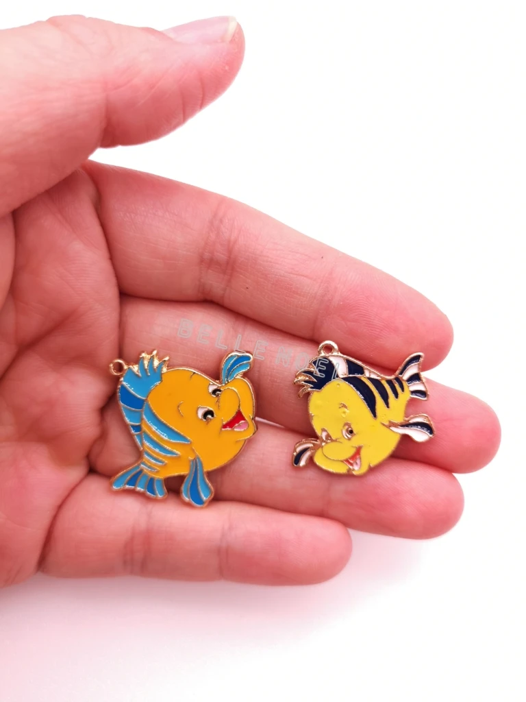 Оптовая продажа Бесплатная доставка 50 шт Русалка принцесса DIY Металлические