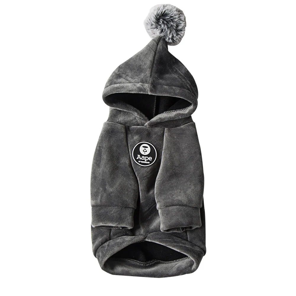 

KIMI Soft Cat Dog Pet Clothes Fleece Hooded Hairball Coat Jacket Small Medium Dogs Cats Cool Pajamas Chihuahua Clothing For Cat