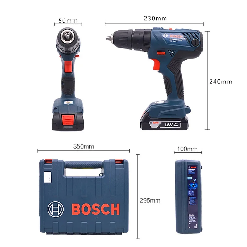 BOSCH GSB 180 LI Электрическая Дрель ударная дрель литиевая электрическая ручная
