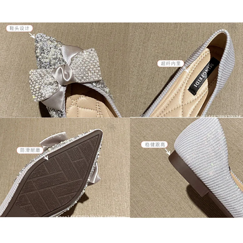 

Big Size Women Sandals 2021 Summer Shoes For Women Shoe Sandals Rhinestones Butterfly-kno Ladies Shoe Female Flat Shoes Sandals