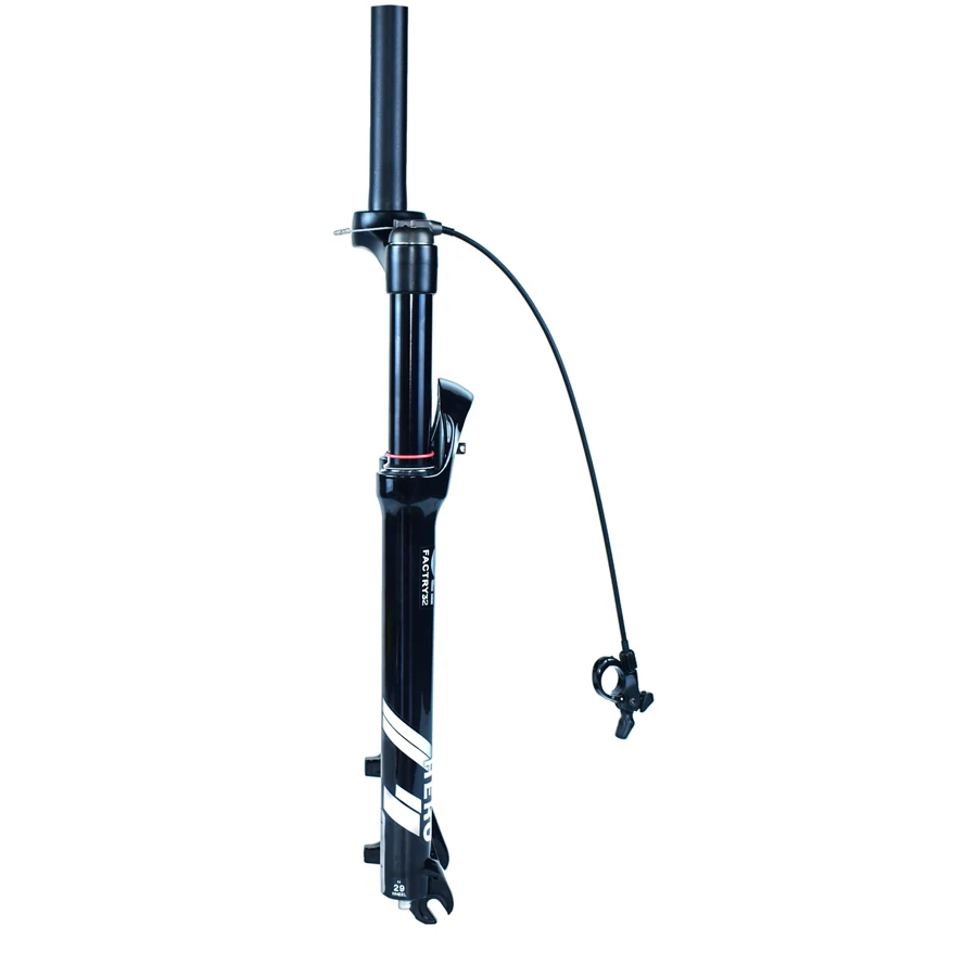 Велосипедная вилка Hero для горного велосипеда пневматическая подвеска 32 мм 100-120