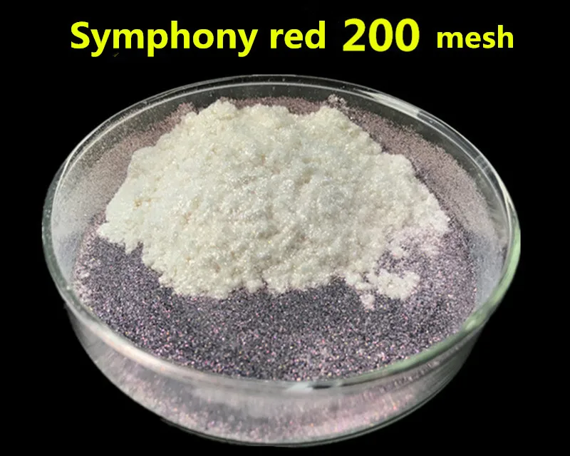 200 меш 5 видов цветов перламутровый пигмент большой размер симфония кристалл флэш