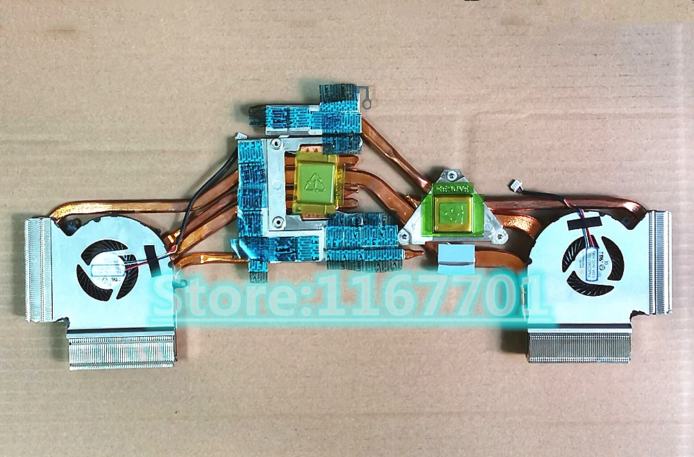 Новый ноутбук/ноутбук CPU/GPU радиатор охлаждения и вентилятор для MSI GE63 GE63VR 7RF Raider MS