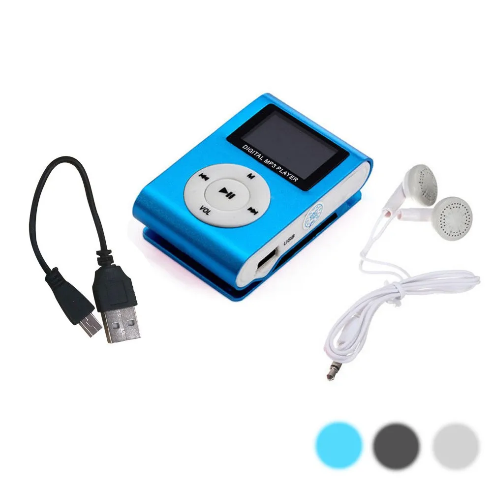CARPRIE модный мини mp3 USB Клип MP3-плеер ЖК-экран Поддержка 32 ГБ Micro SD TF CardSlick стильный дизайн спортивный компактный