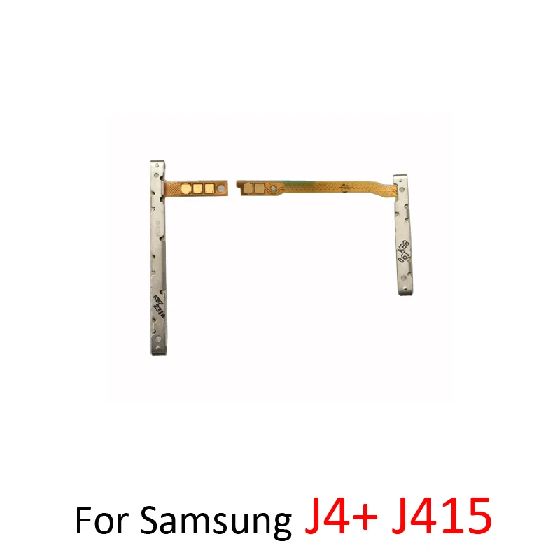 Для Samsung Galaxy J4 + J4 Plus J415F J415FN J415G J415 оригинальный корпус телефона Кнопка громкости вкл. Выкл. Боковой ключ гибкий кабель