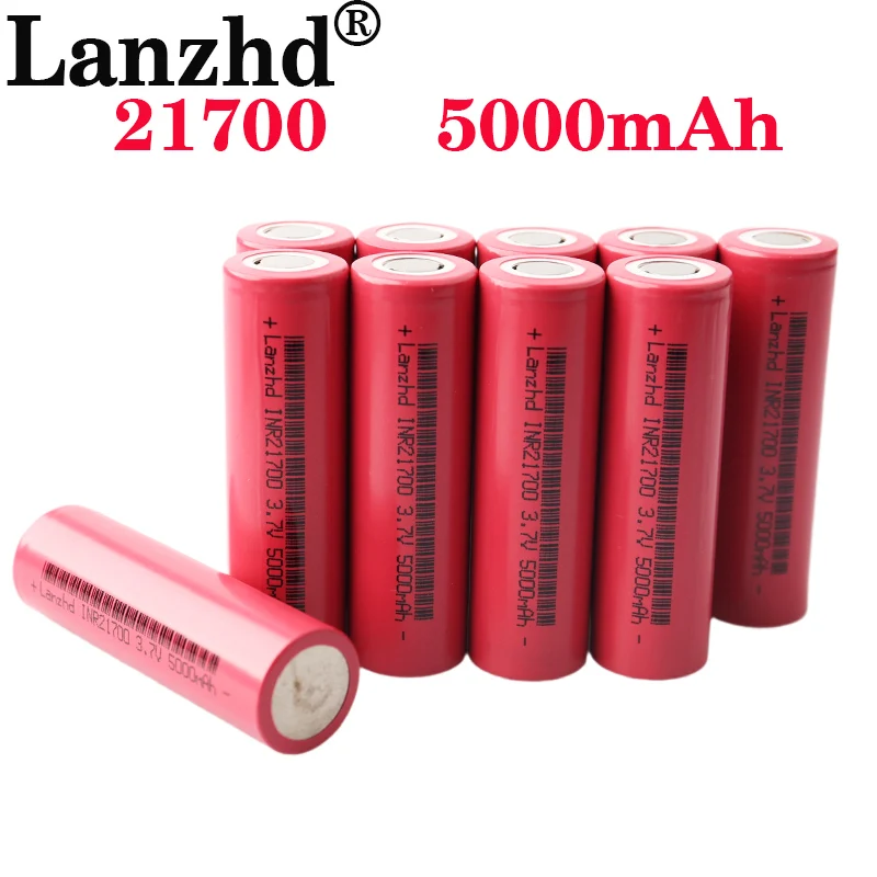 

1-24PCS 21700 5C battery 21700 batteries lithium 5000mah Li-lon 3.7V battery for Toys, tools, batteries back scooter