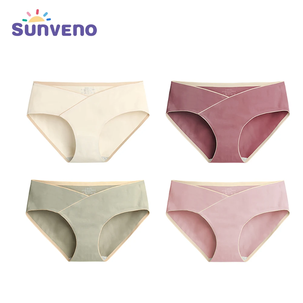 Sunveno 4 шт./партия трусики для беременных нижнее белье Одежда женщин бесшовная