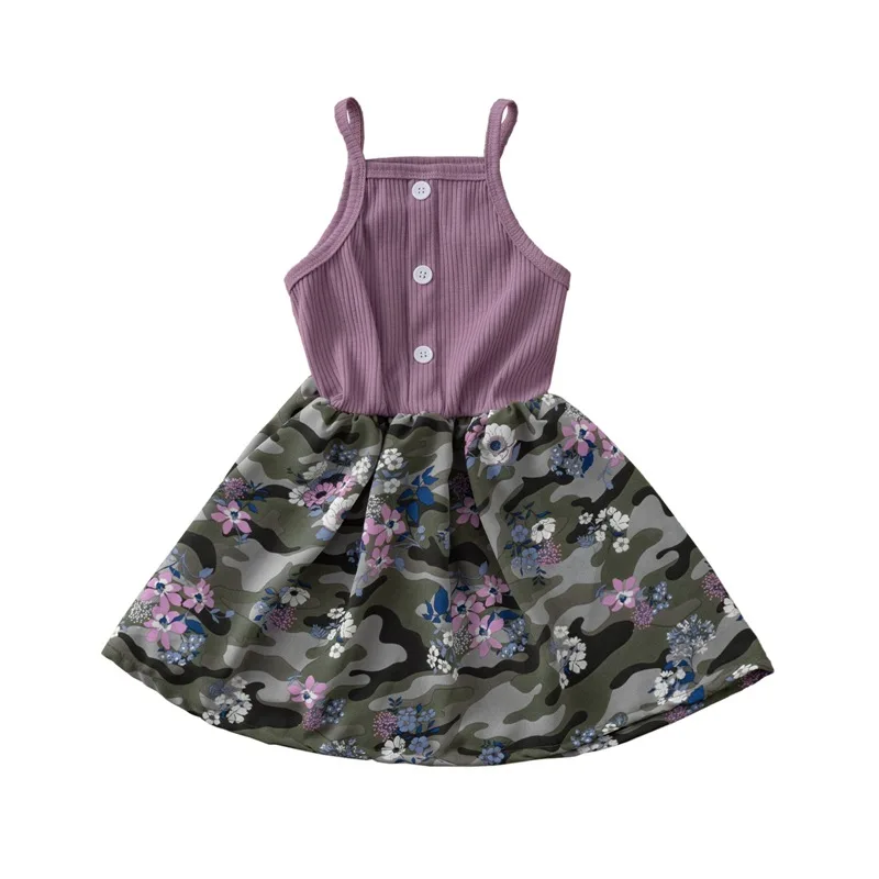 

Детское летнее платье без рукавов, с открытой спиной