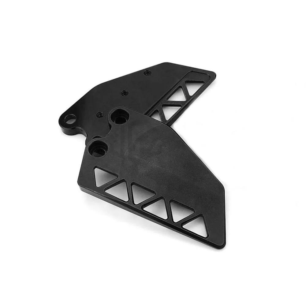 Black 2 front Мотоциклетная CNC алюминиевая передняя задняя защитная крышка для ног крепление для пятки защита для KTM DUKE 250 390 - Цвет: Black 2 front