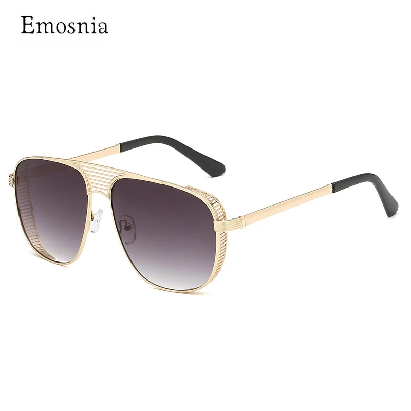 Квадратные Солнцезащитные очки в стиле стимпанк мужские и женские