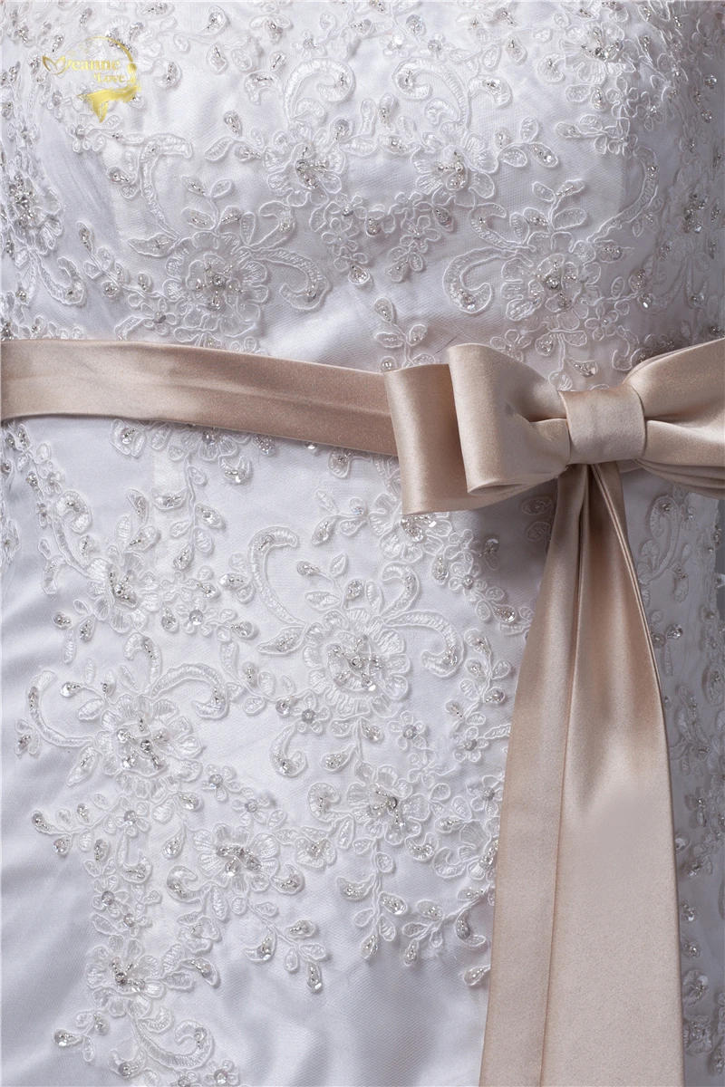 2021 Новое поступление Свадебные платья для девочек Robe De Mariage Тюль Кружева бисерная