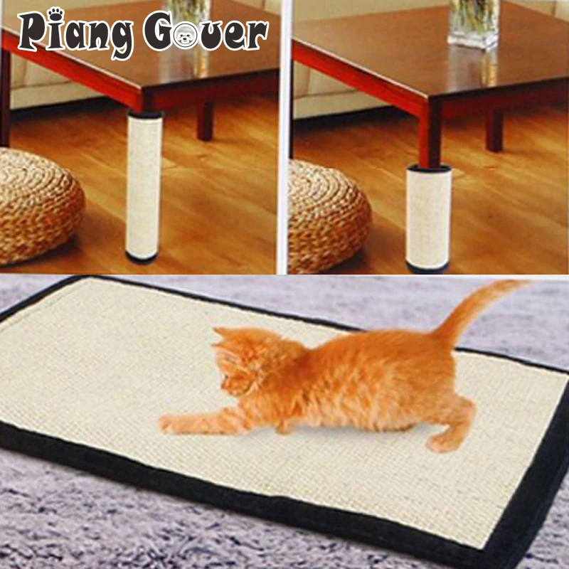 S/M Когтеточка для домашних животных котят угловой напольный настенный коврик из