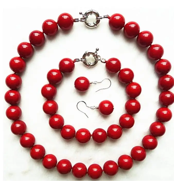 Новый 12 мм огромный черный Южно-морской жемчужный набор Круглый браслет из