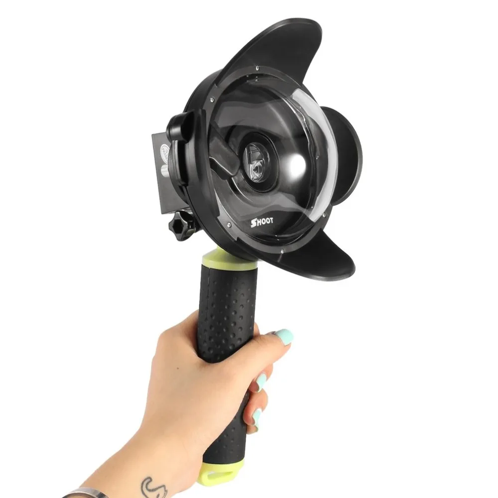 Крышка крышки объектива 4 дюймового купольного порта с плавным захватом для Xiaomi Yi