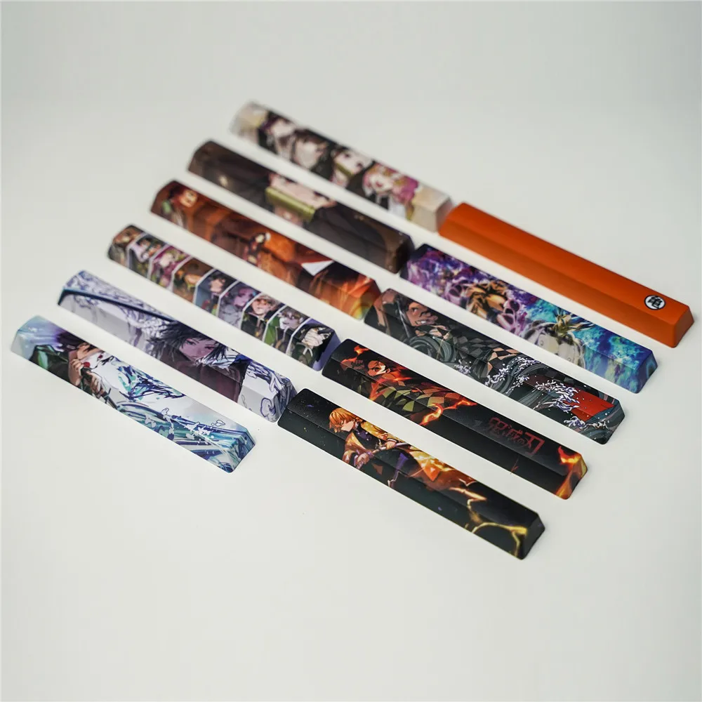 

1 шт. PBT 5 сторон краситель подкровать пробел ключ Кепки для MX Переключатель механическая клавиатура 6.25U 6.25X клавиша "пробел" Кепки для демон у...