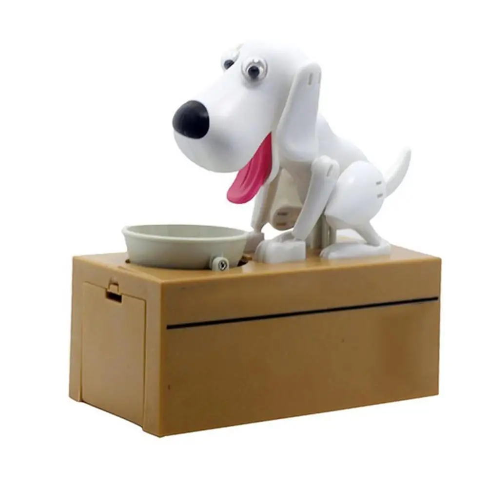 

Automatic Coin Piggy Bank For Money Saving Box Dog Bank Money Stealing Boxes Money Gift For Children Piggy Coin O3V9