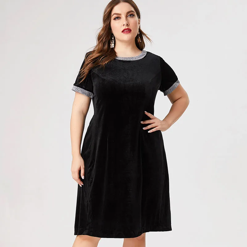 2020 весенние женские бархатные платья Вечерние черные винтажные элегантные